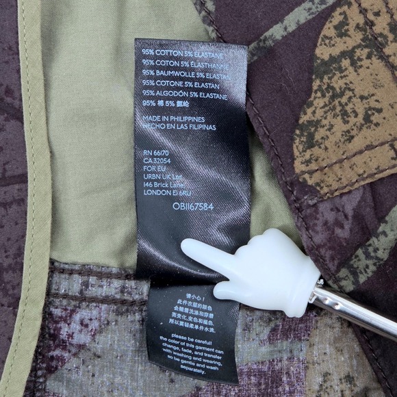 Anthropologie Ripley Cargo Moss Utility Pants Camouflage Green Women's Size 32 - Picture 7 of 11